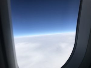 車窓ならぬ機窓から